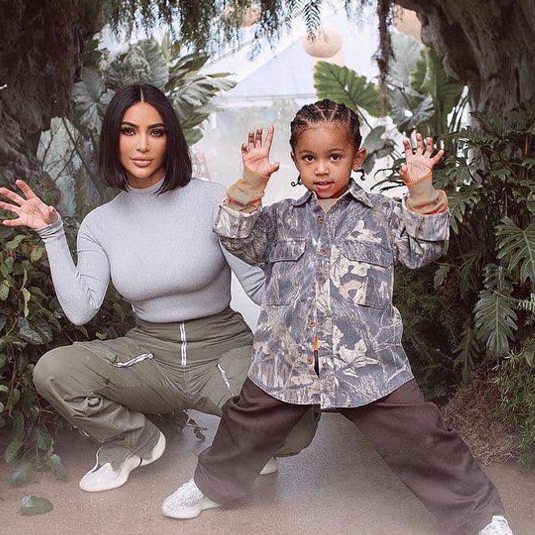 Kim Kardashian and Kanye West’s son Saint reveals her ‘true age’ and other fun facts about mom