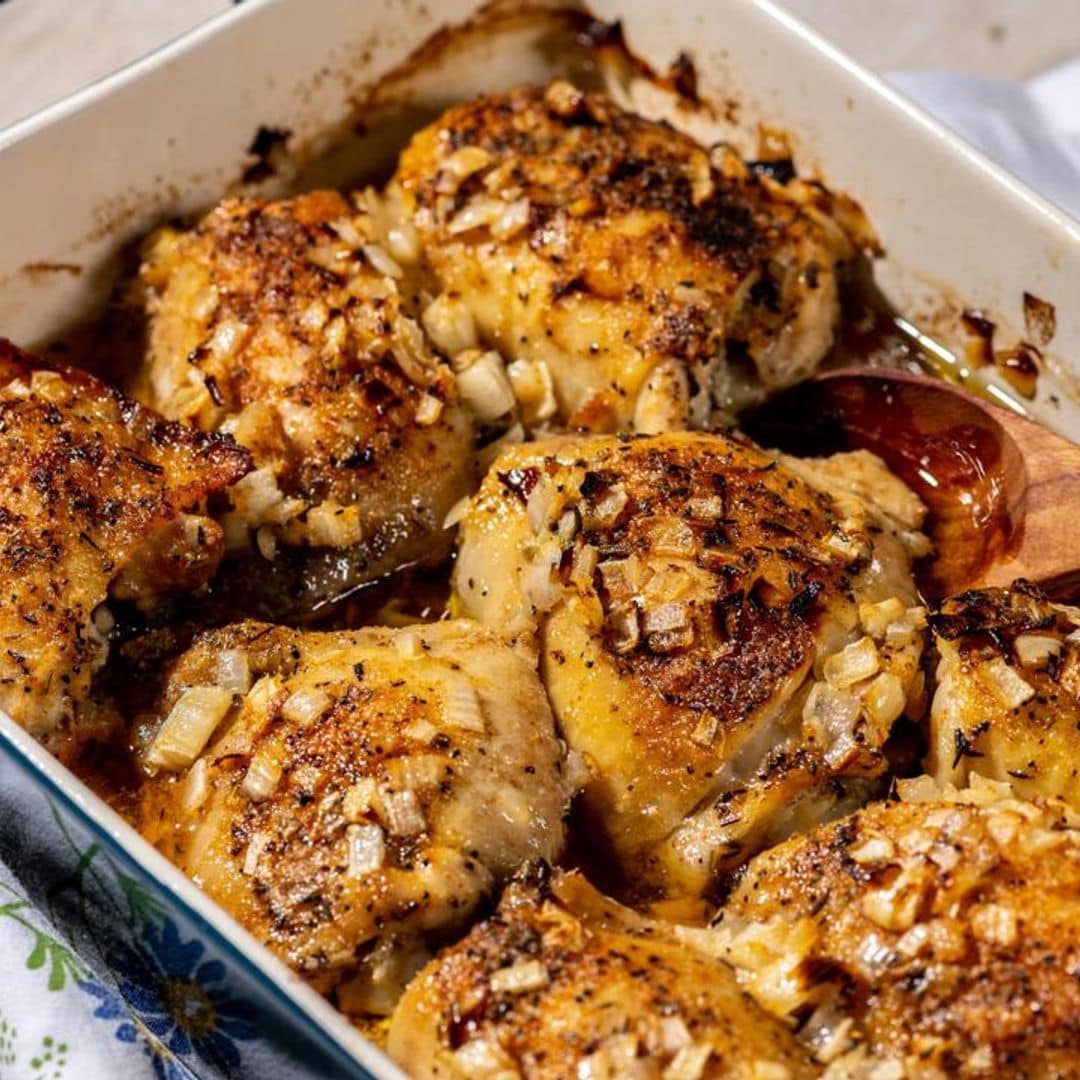 Recipe: Easy Baked Chicken Thighs