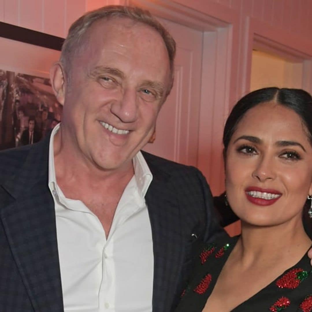 Salma Hayek and her husband celebrate his birthday with this A-list couple