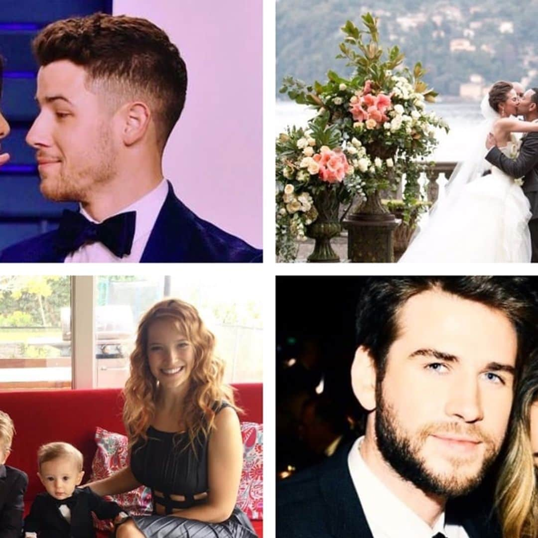 Love's STILL in the air: These celeb couples look as happy as they did on their wedding day