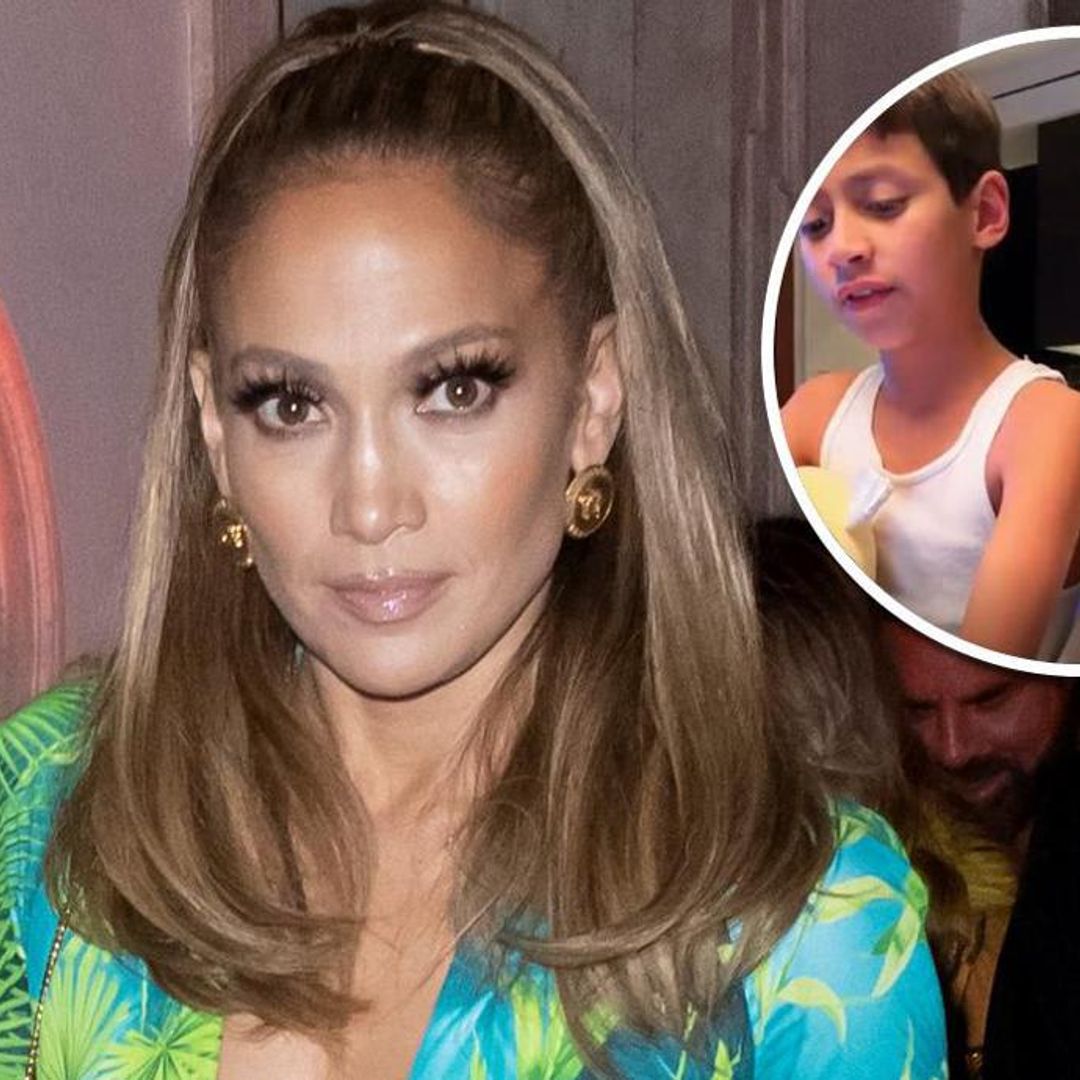 Jennifer Lopez melts over her twins' talented musical number