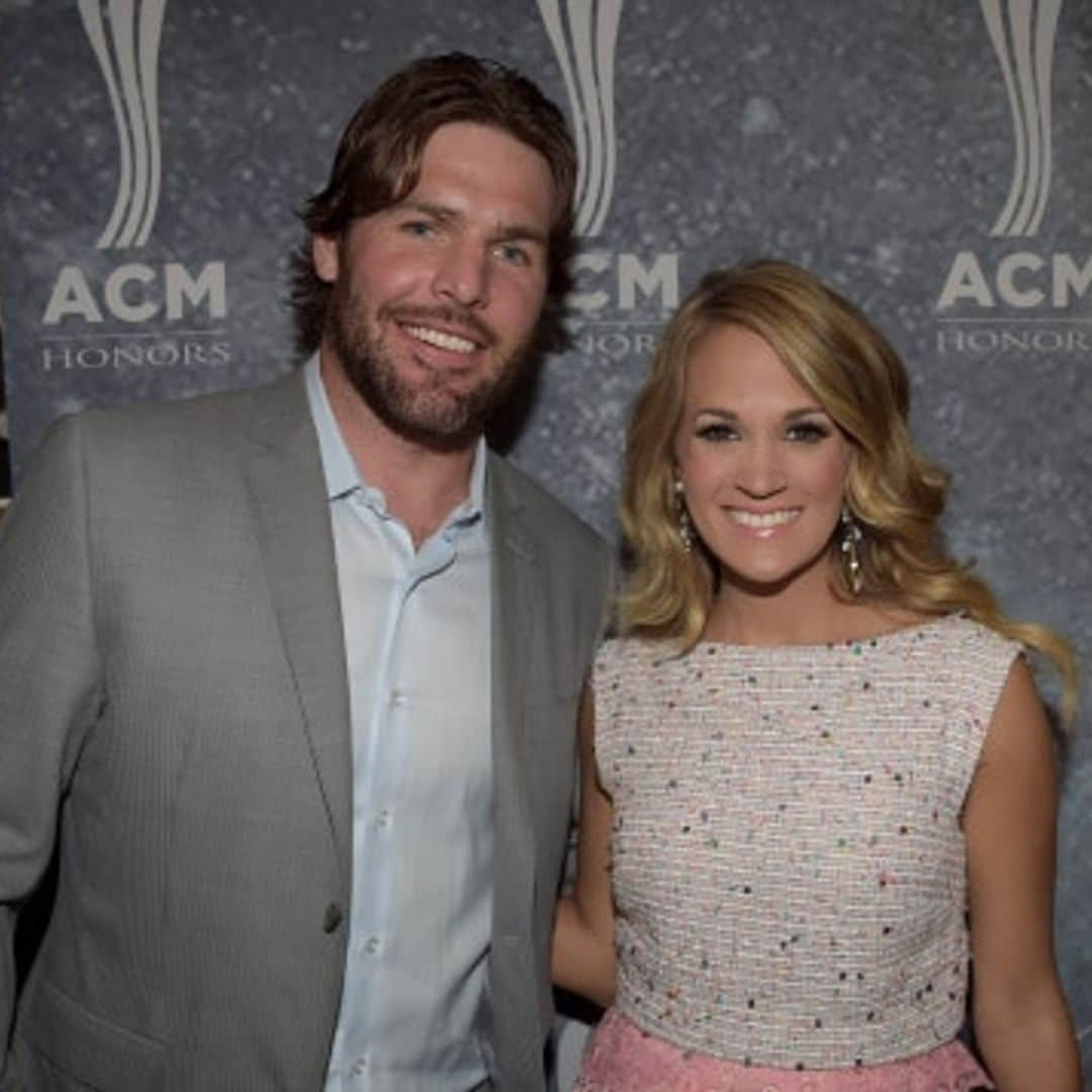 Carrie Underwood shows off diamond and ruby necklace – a Valentine's gift from hubby Mike Fisher