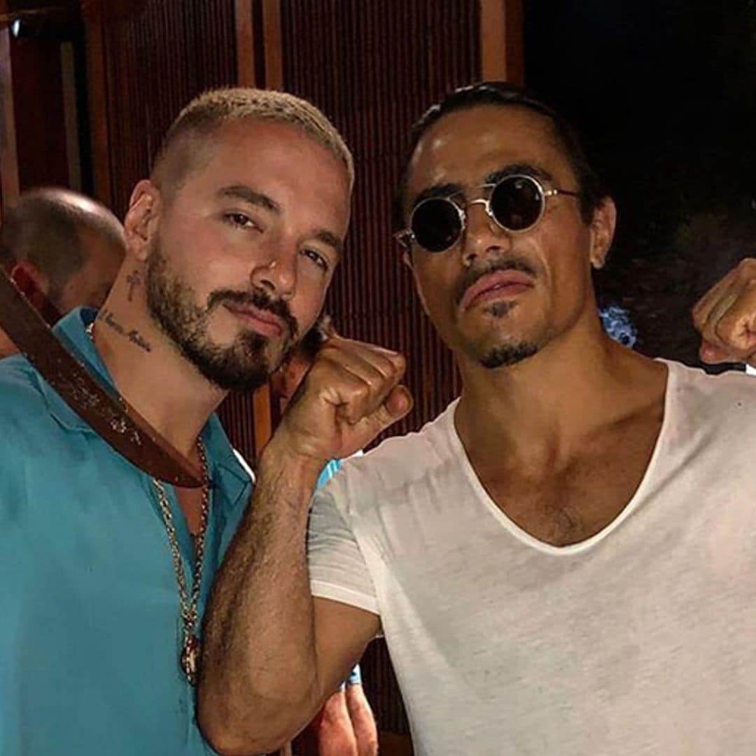 J Balvin receives cooking lesson from Salt Bae as a birthday gift!