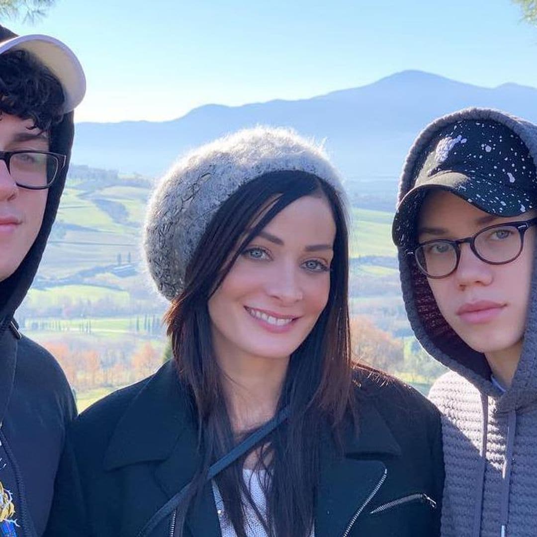 Marc Anthony’s sons join mom Dayanara Torres for her most recent cancer treatment visit