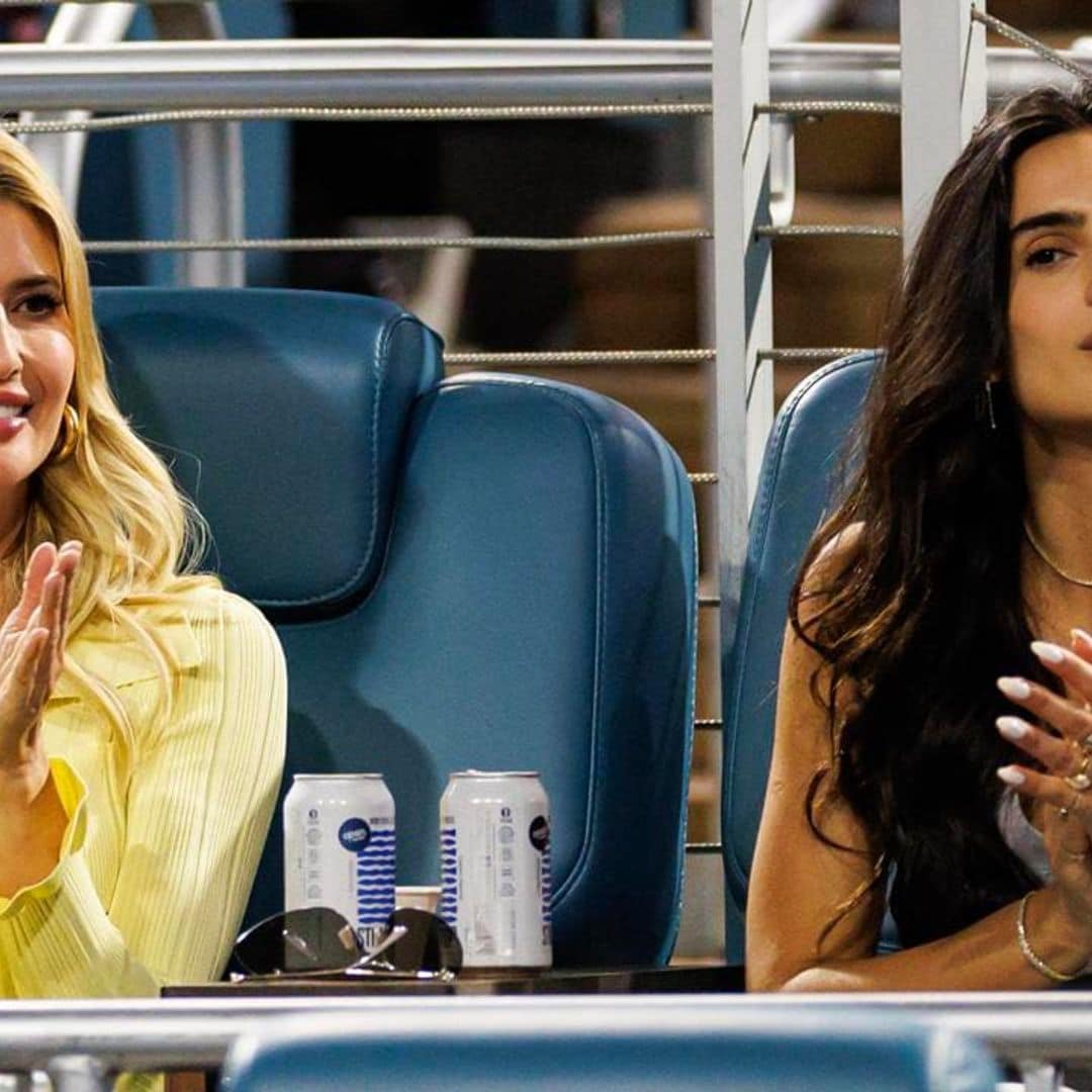 Ivanka Trump and Isabela Grutman gossip and have fun at the Miami Open