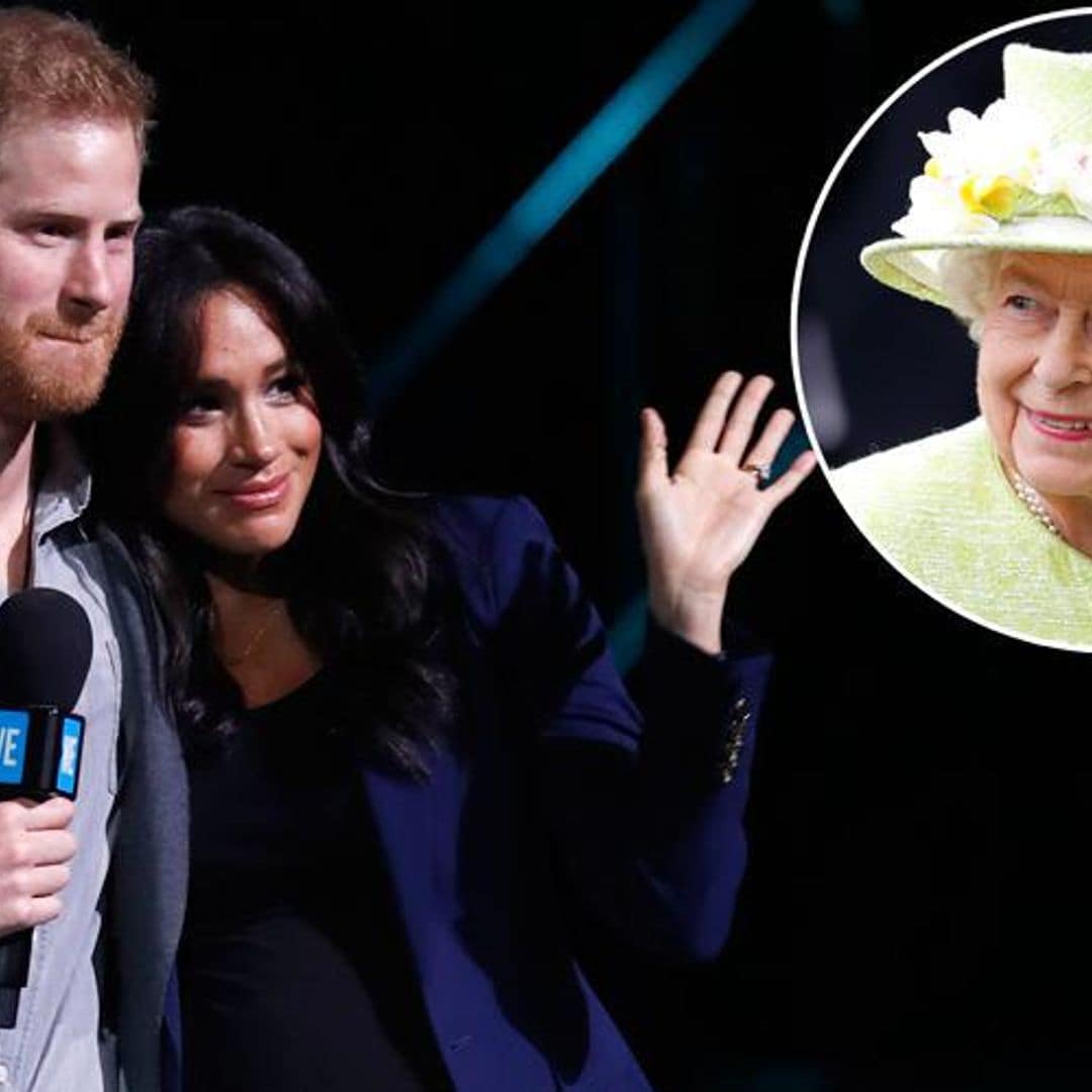 The Queen is privately visiting Meghan and Harry to help them cope with pressures of royal life