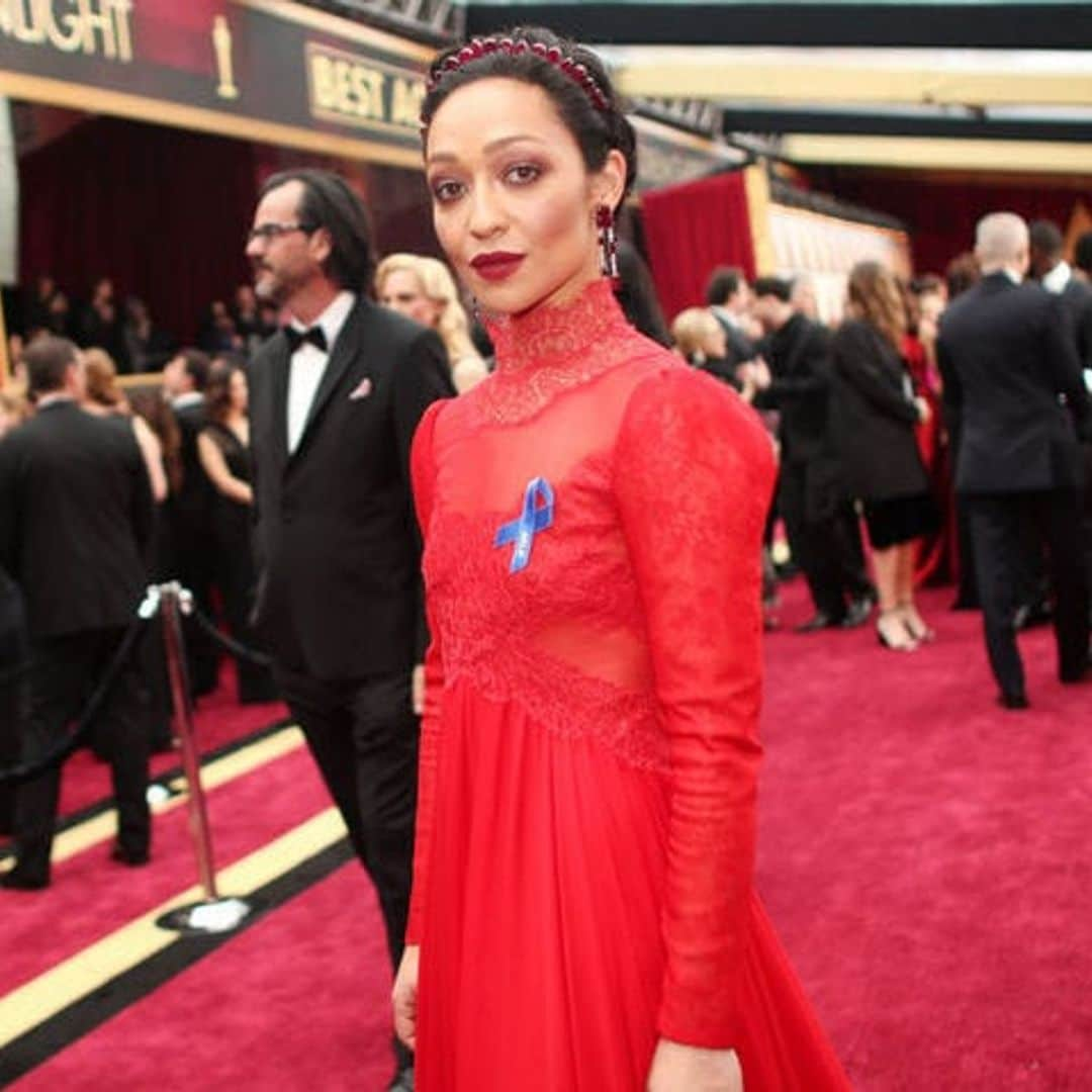 Why Ruth Negga, Karlie Kloss and Lin Manuel-Miranda are rocking the blue ribbon at the Oscars