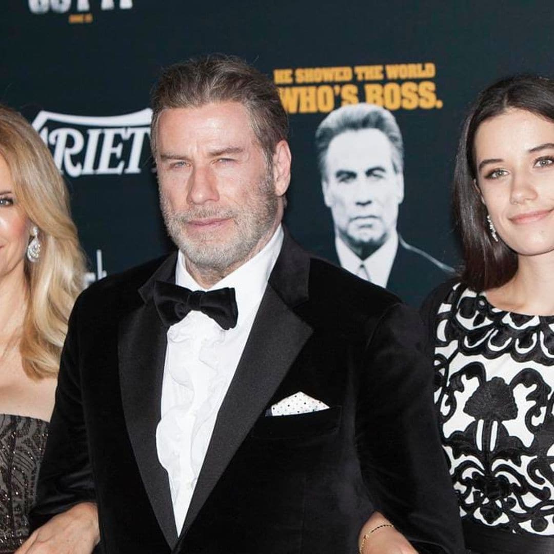 John Travolta’s first family picture since his wife Kelly Preston’s death