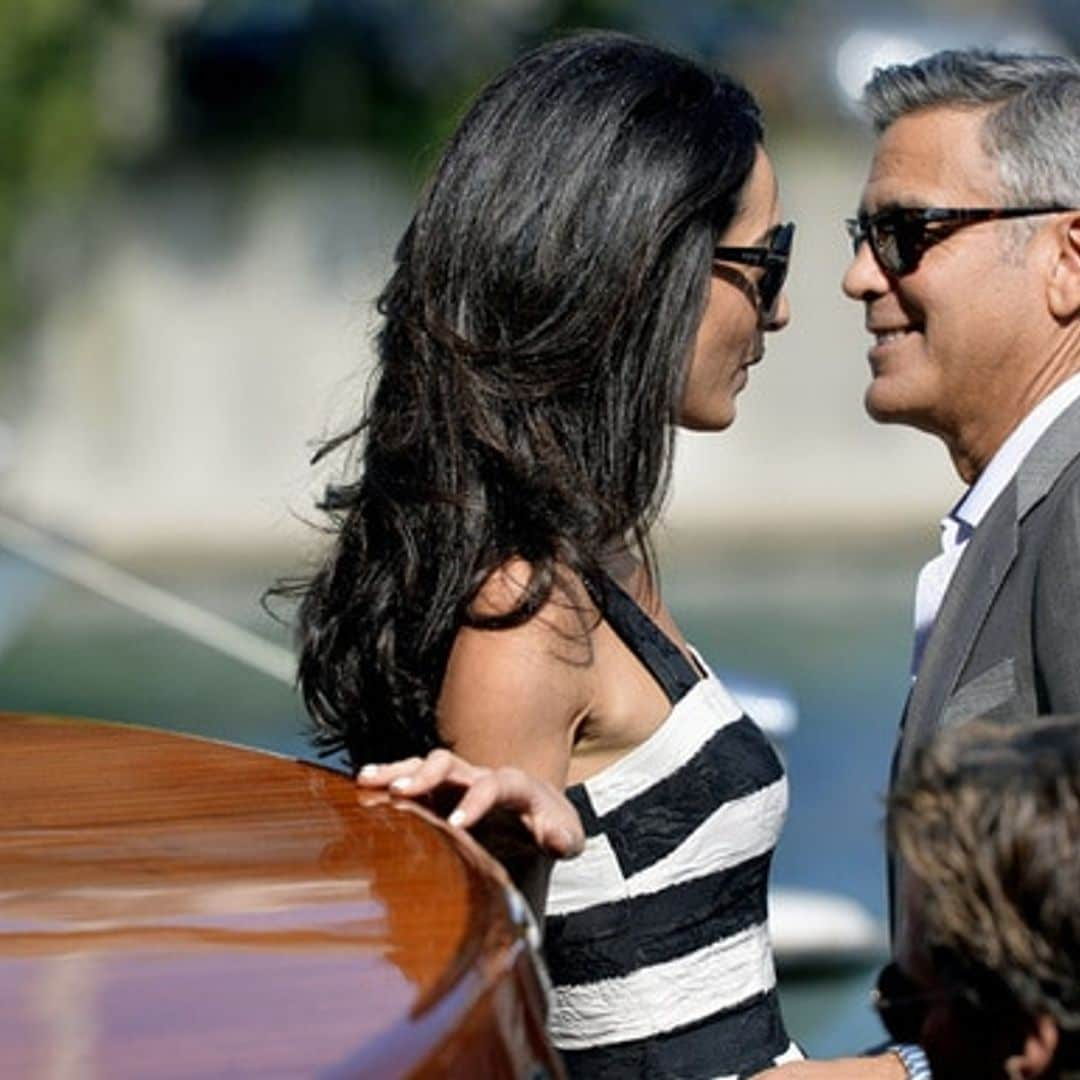 George Clooney and Amal Alamuddin's Venetian wedding weekend in pictures