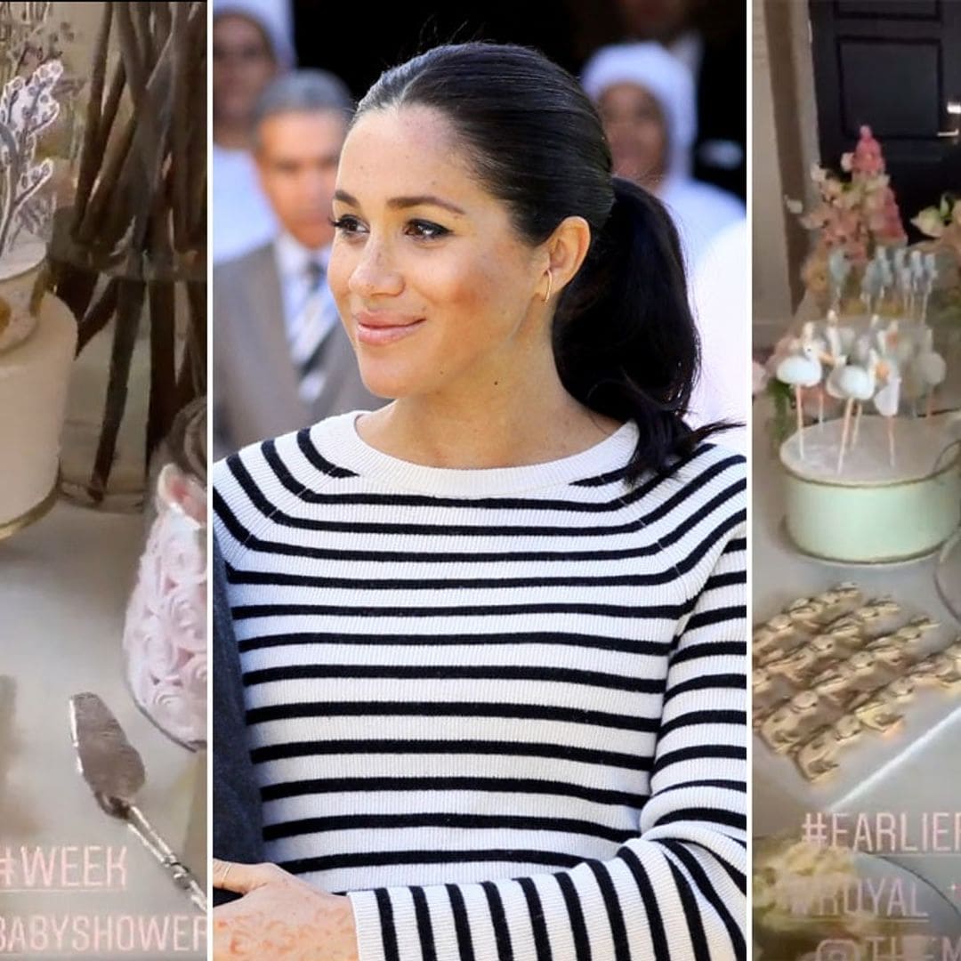 Meghan Markle's sweets table revealed in behind the scenes baby shower video