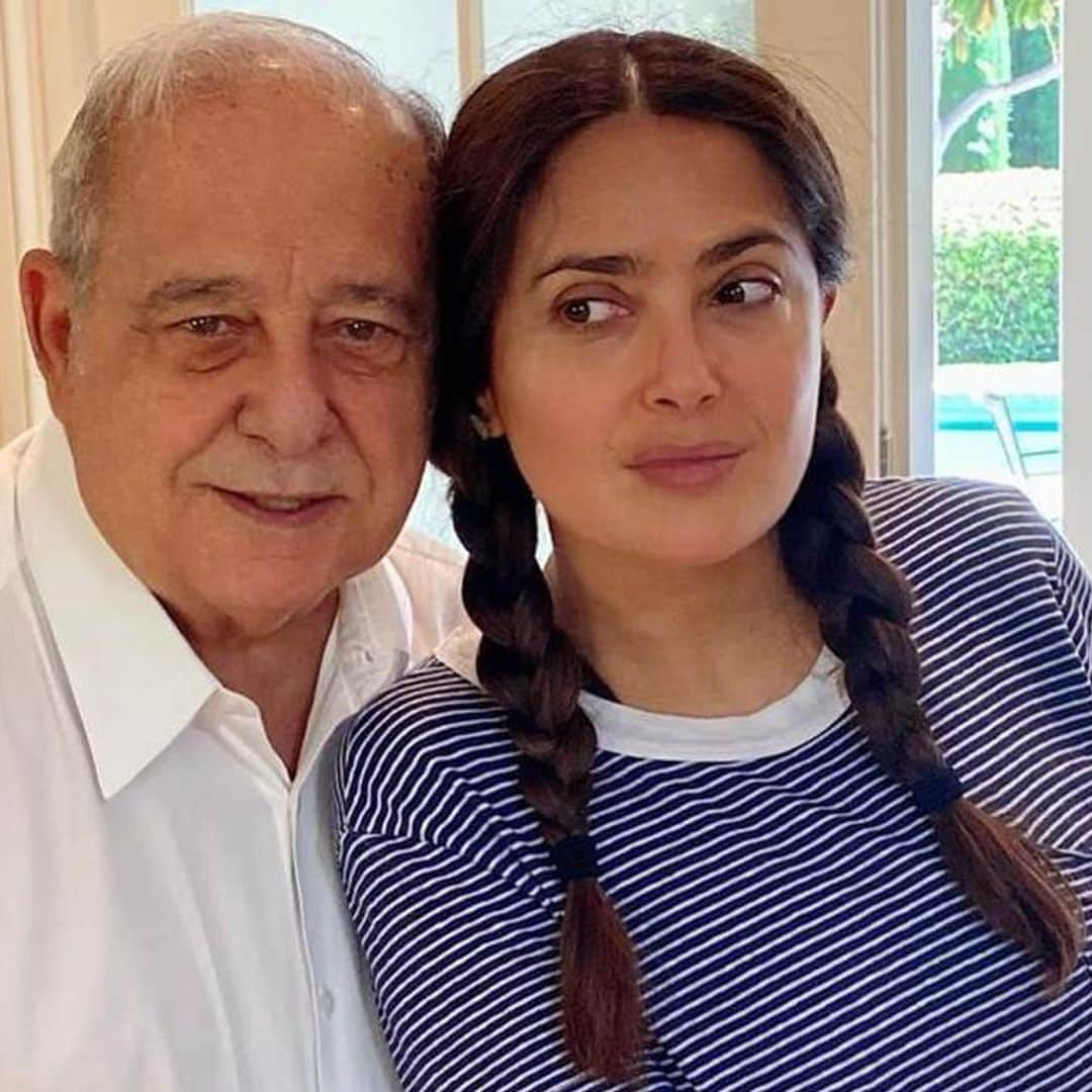 Salma Hayek shares rare photo of her father during daddy-daughter date night