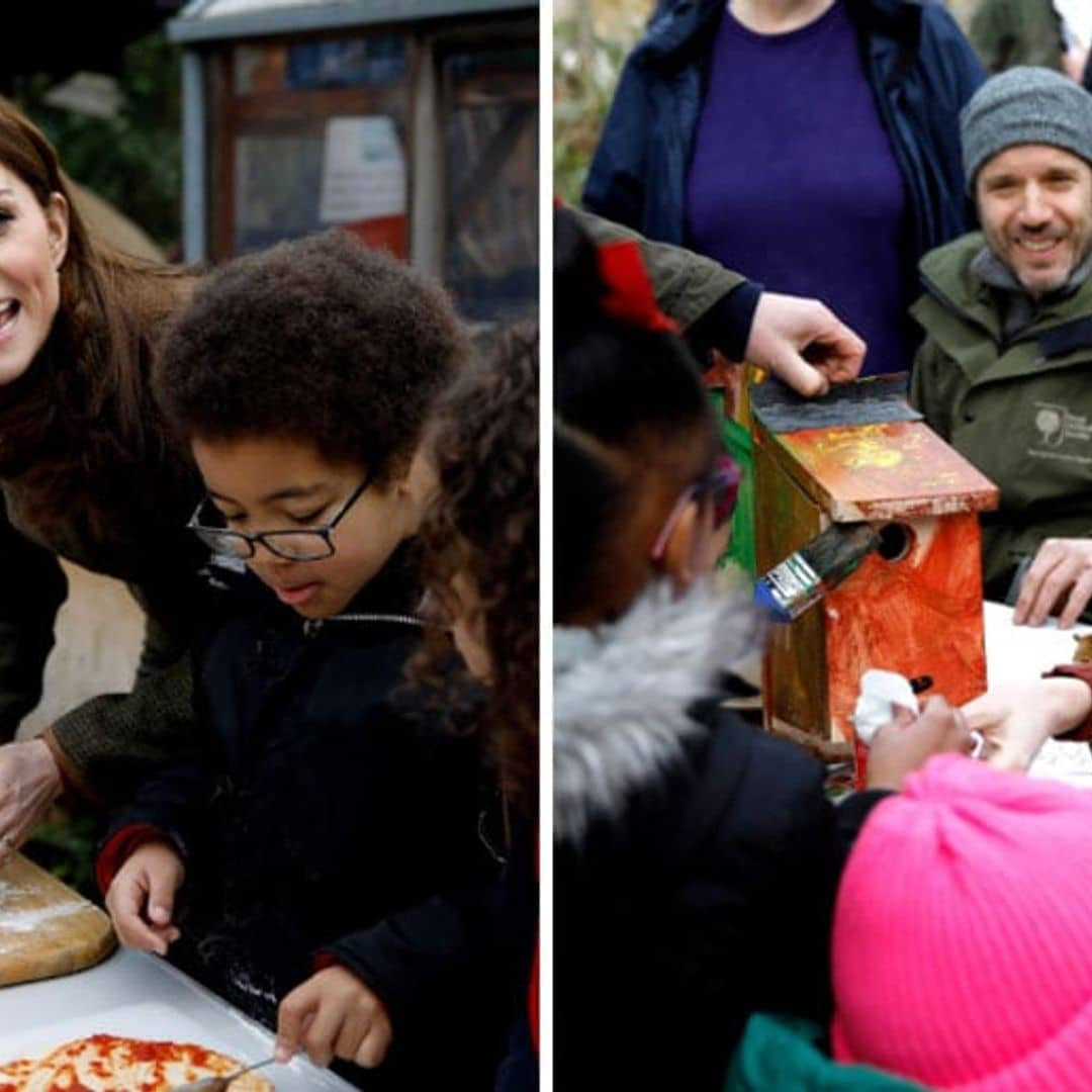 Kate Middleton has an outdoor pizza party and spends time at a special garden – all the pics