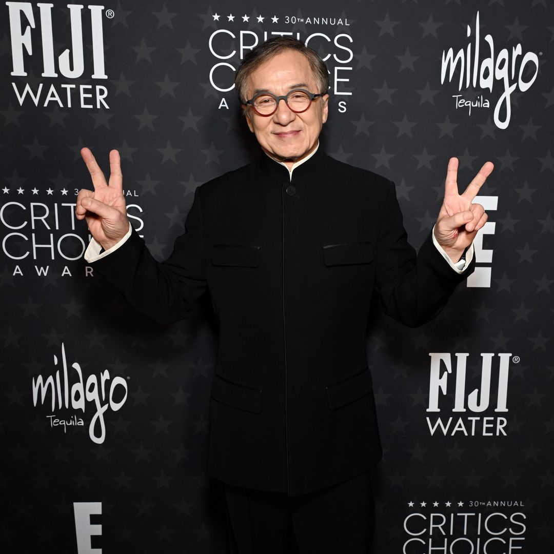 Jackie Chan gets standing ovation during rare appearance at Critics Choice Awards 2025