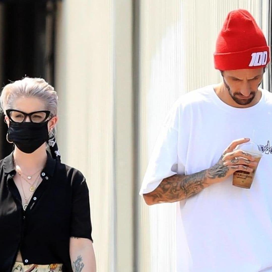 Kelly Osbourne shows off her 85-pound weight loss while out with a friend