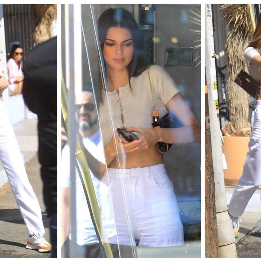 Kendall Jenner wore the perfect ‘90s inspired all-white outfit – steal her style