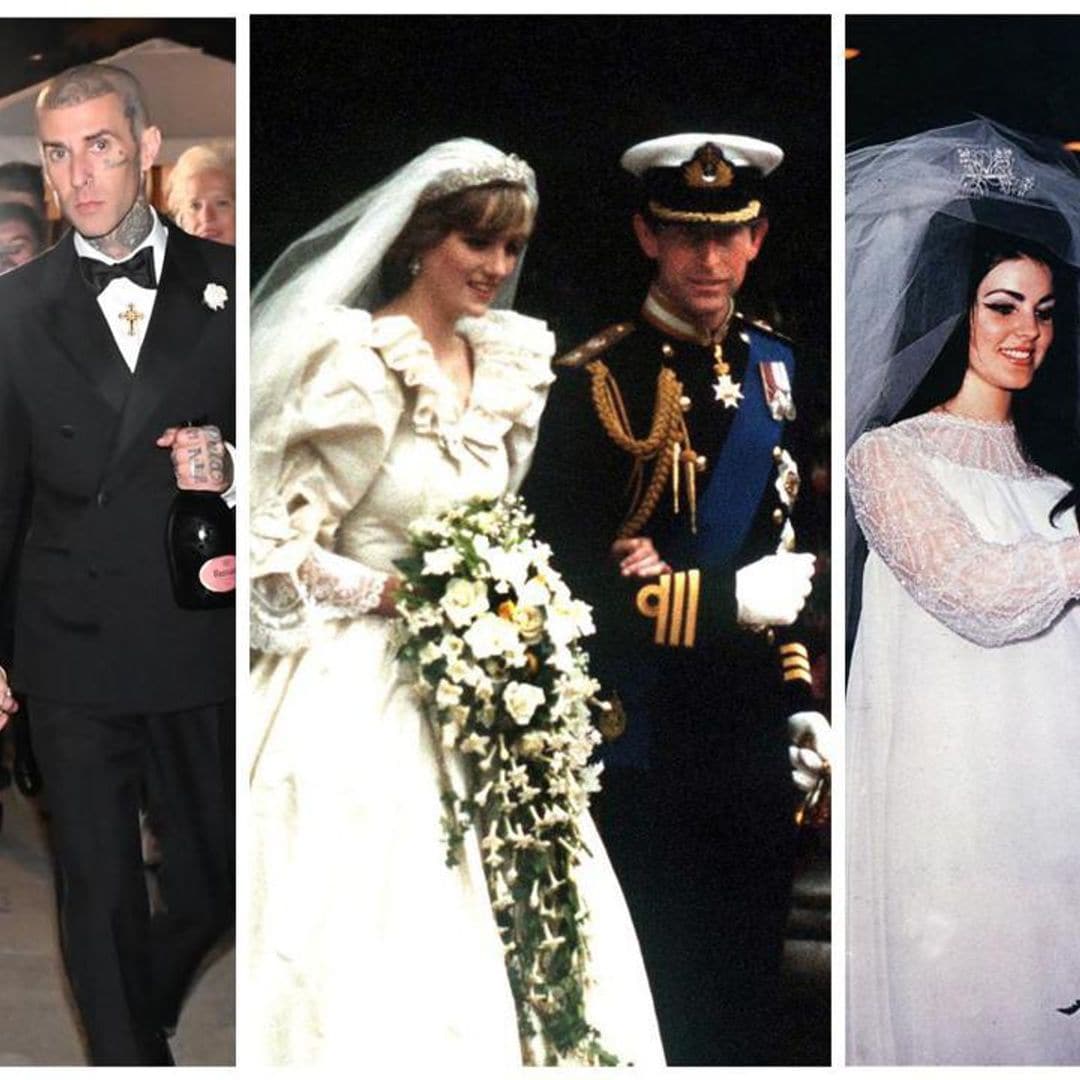 11 iconic weddings: Princess Diana, Kim Kardashian, Pamela Anderson, and more