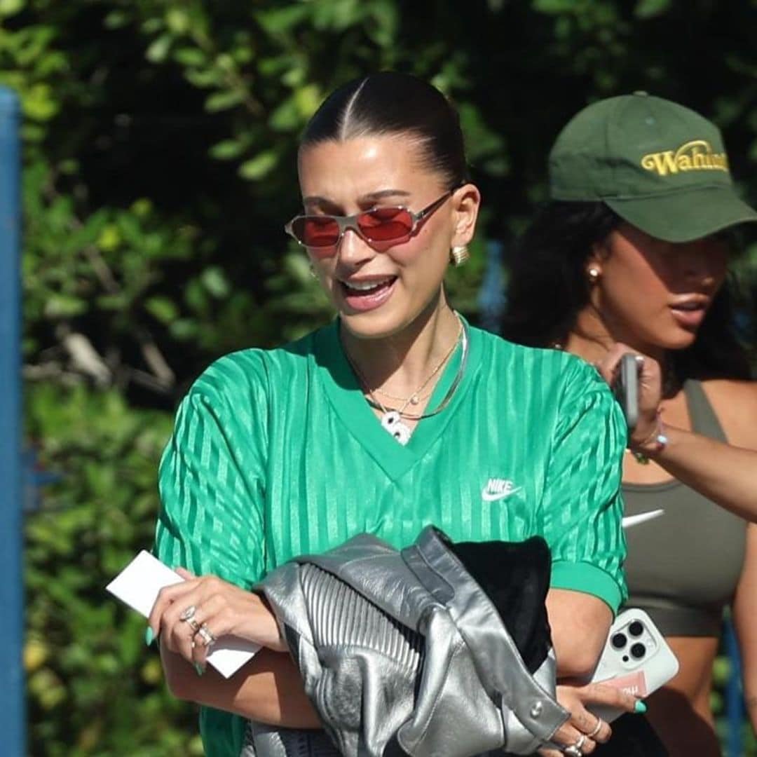 Hailey Bieber steps out with friends days after announcing her pregnancy