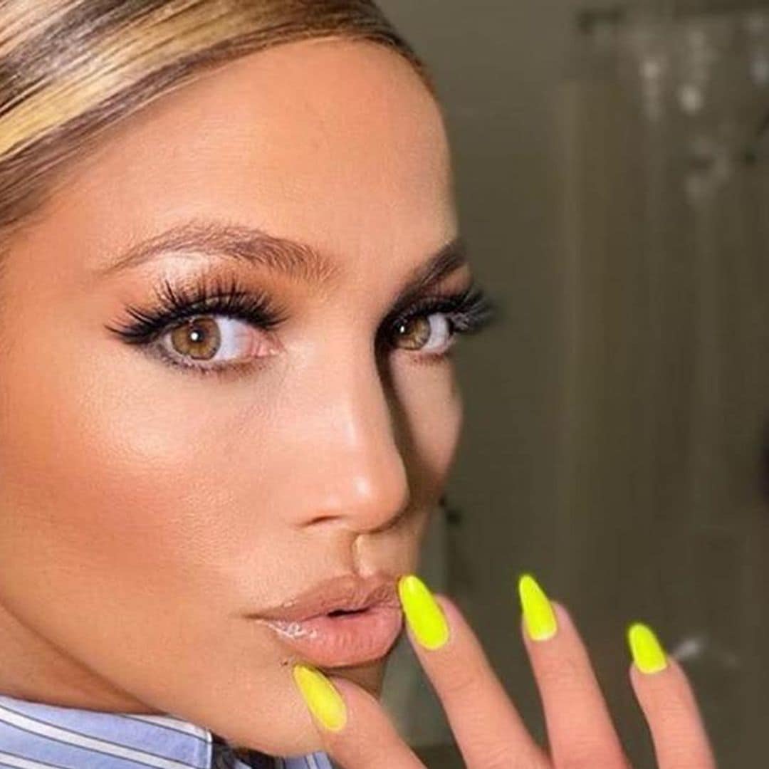 JLo attempts own manicure – and it only takes 8 hours! A-Rod documents the fiasco