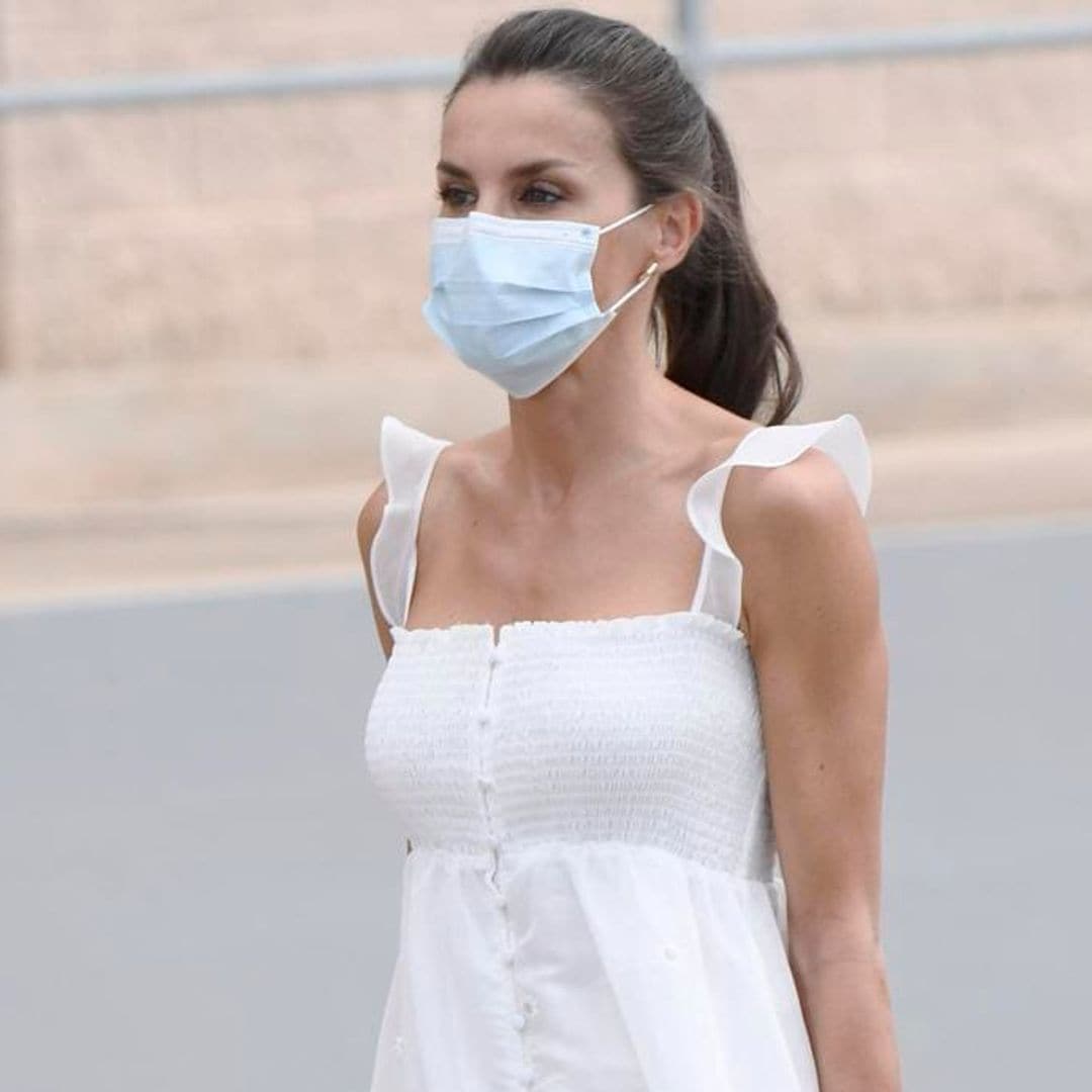 Queen Letizia found the perfect white dress for summer