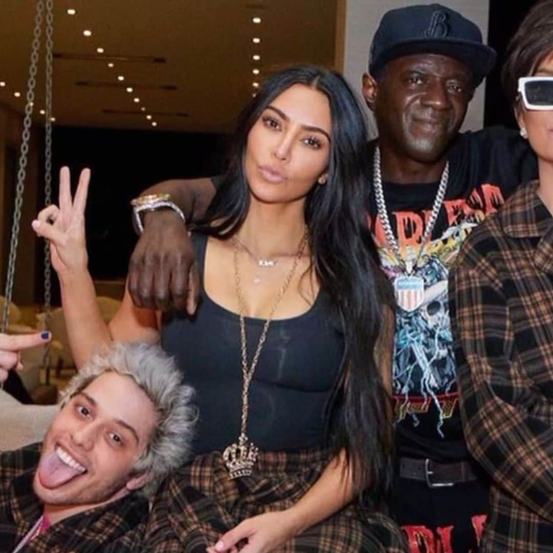 Flavor Flav calls Pete Davidson “my adopted son” during bday celebration with the Kardashians