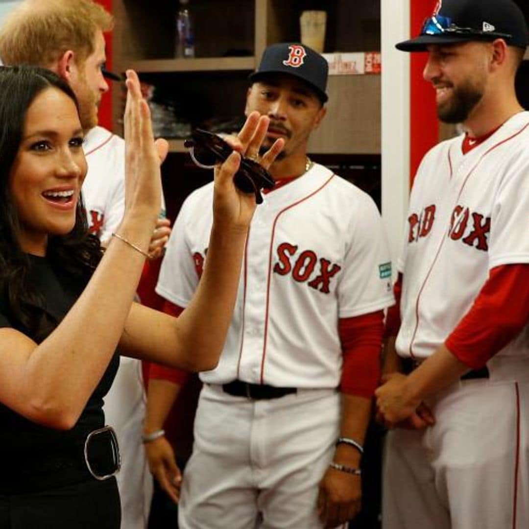 Meghan Markle and Prince Harry surprise at historic baseball game and the photos are too good!