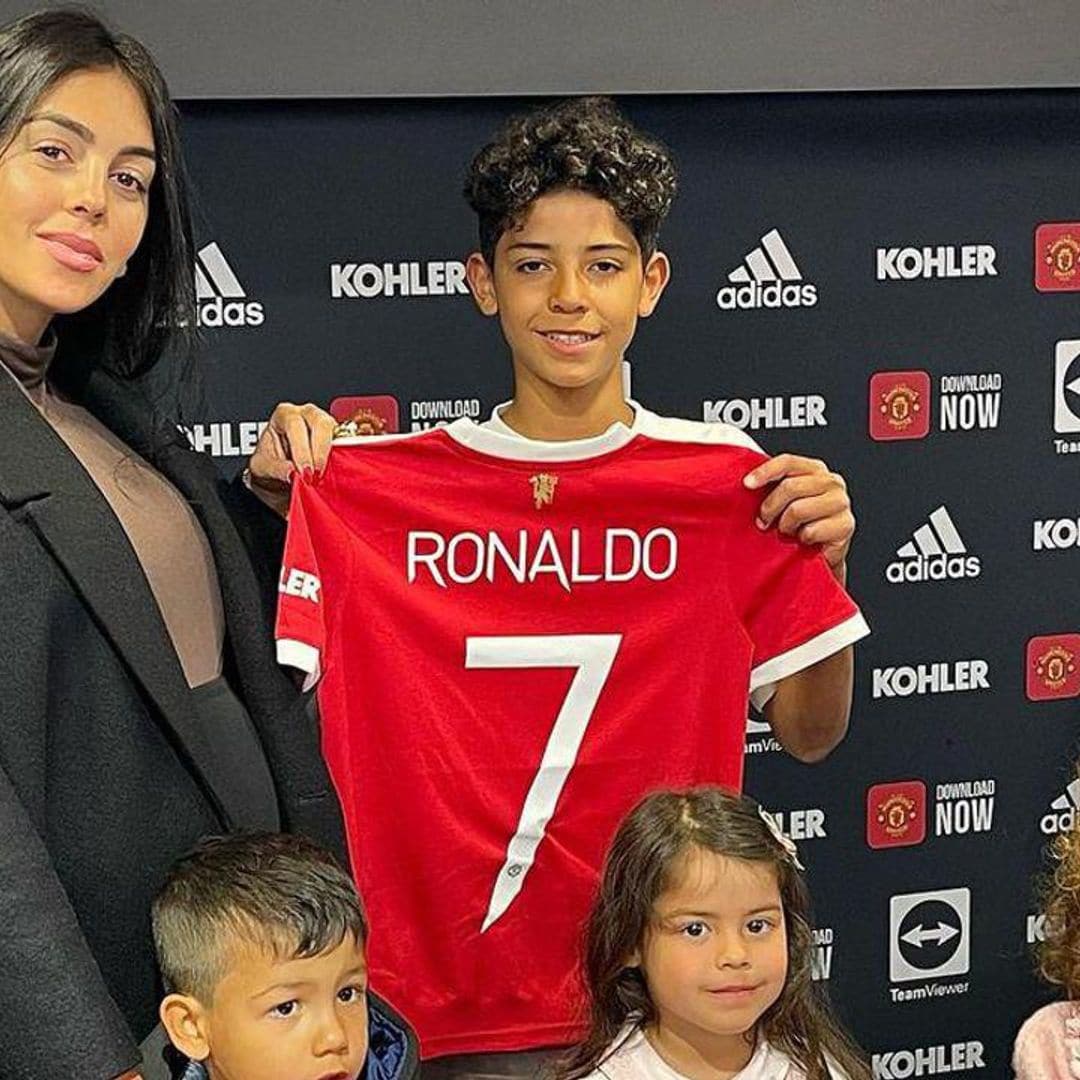 Georgina Rodriguez supports Cristiano Ronaldo Jr.’s dreams after signing for Manchester United