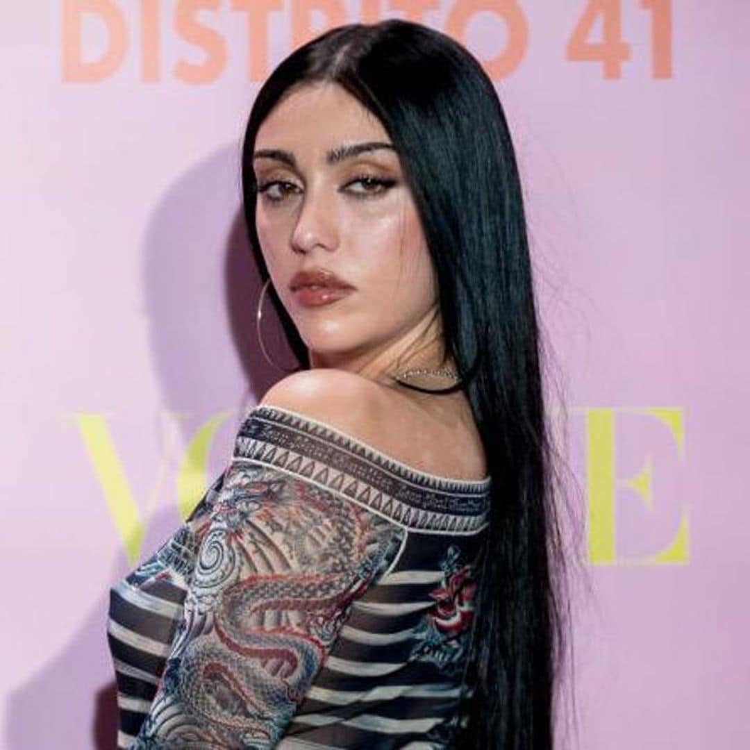 Lourdes Leon stuns in a corset for black and white cover photos