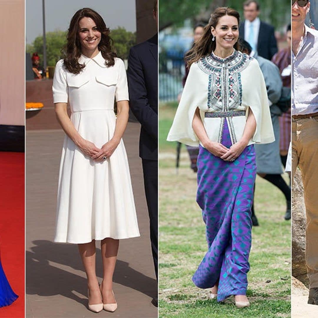 Kate Middleton's royal tour of India and Bhutan fashion outfit-by-outfit