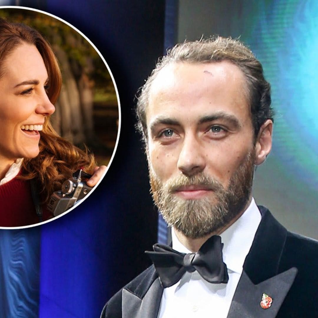 James Middleton supports big sister Kate Middleton