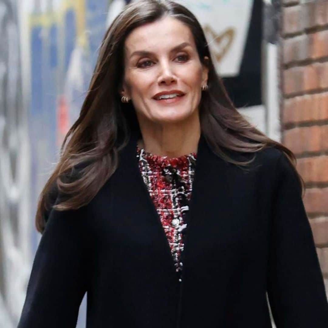 Queen Letizia steps out for first solo engagement of 2024