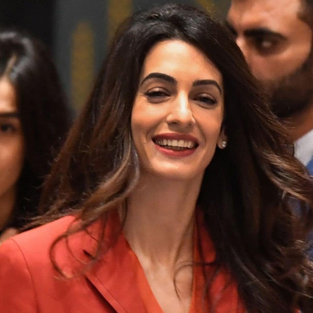 Amal Clooney heads back to work after welcoming twins in June