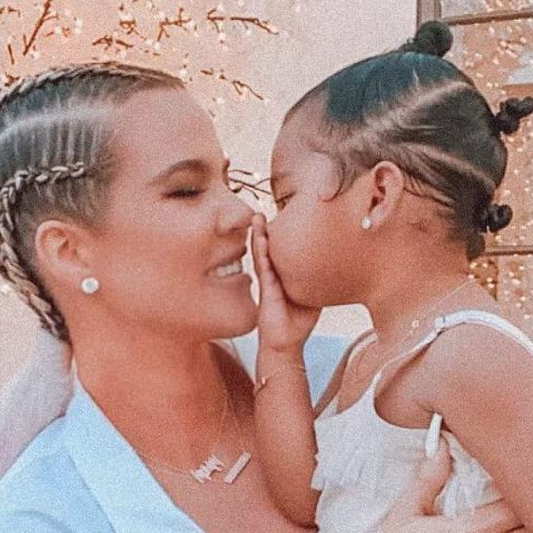 Khloé Kardashian’s baby girl True proves to be the best workout buddy