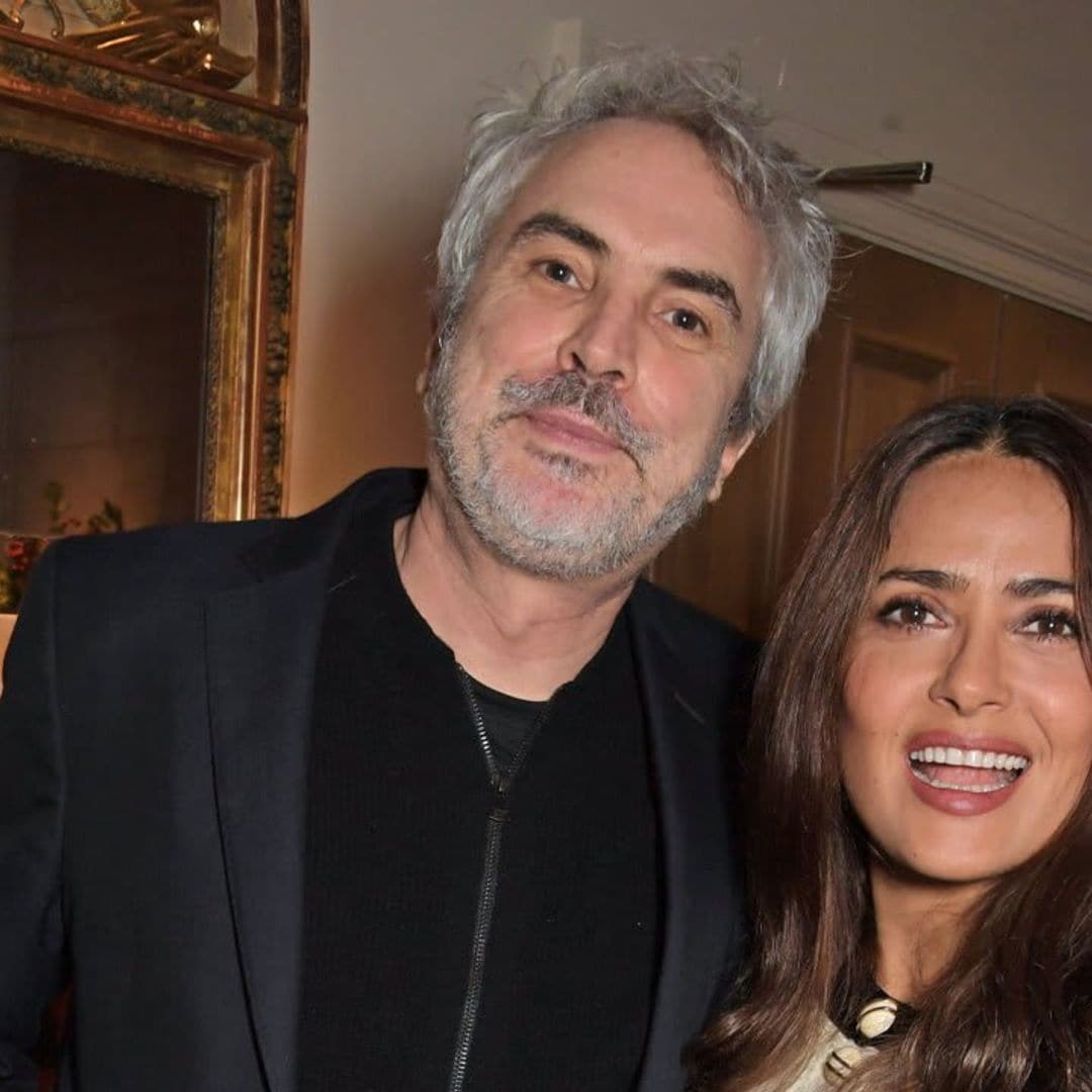 Good friends Salma Hayek and Alfonso Cuarón take their families on a trip