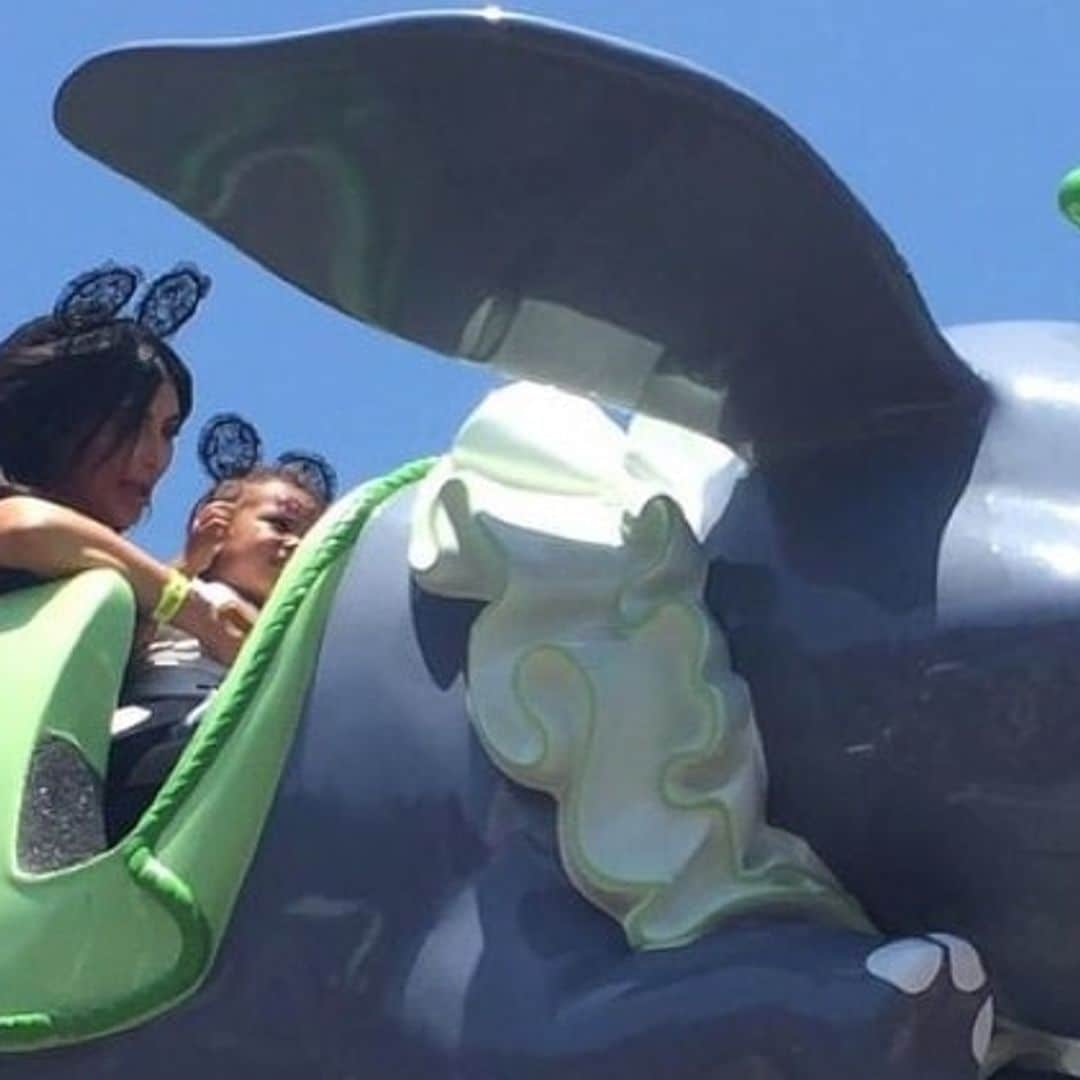 Kim Kardashian celebrates North West's birthday at Disneyland