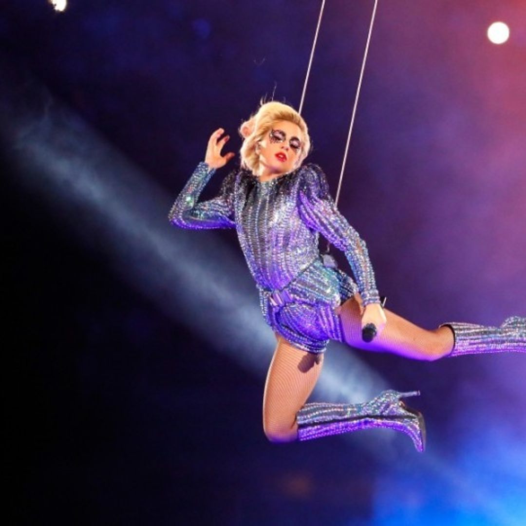 Celebrity week in photos: Lady Gaga soars off roof for epic Super Bowl halftime show