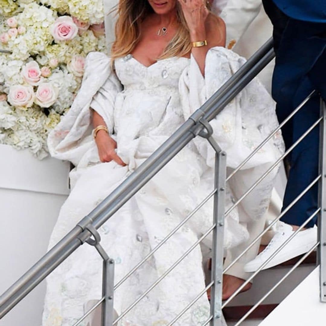 Heidi Klum wears fairytale bridal gown to wed Tom Kaulitz on luxury yacht