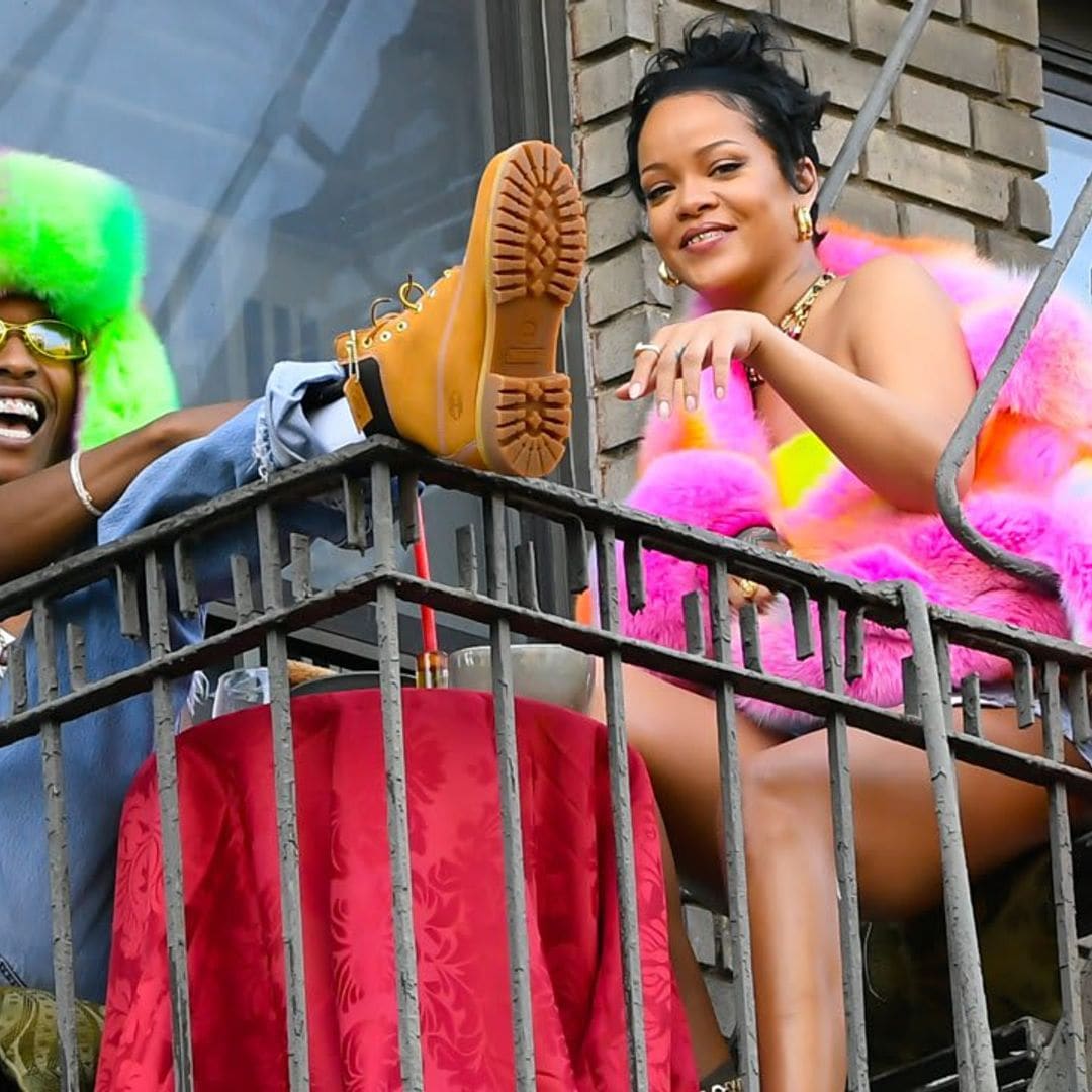 Rihanna and A$AP Rocky look smitten filming secret project in NYC