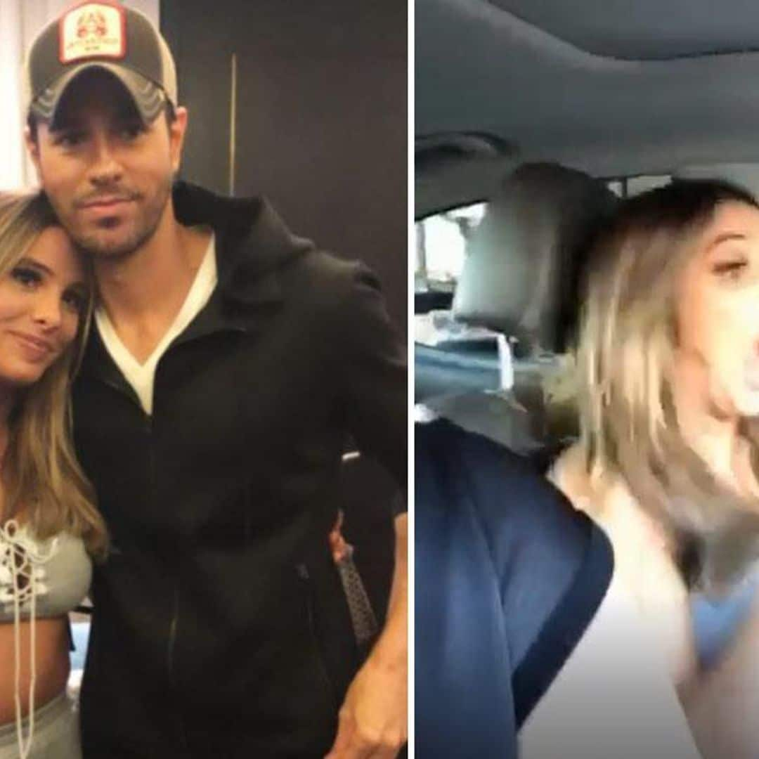 Lele Pons met her idol Enrique Iglesias wearing a bikini crop top and her reaction to seeing him was priceless