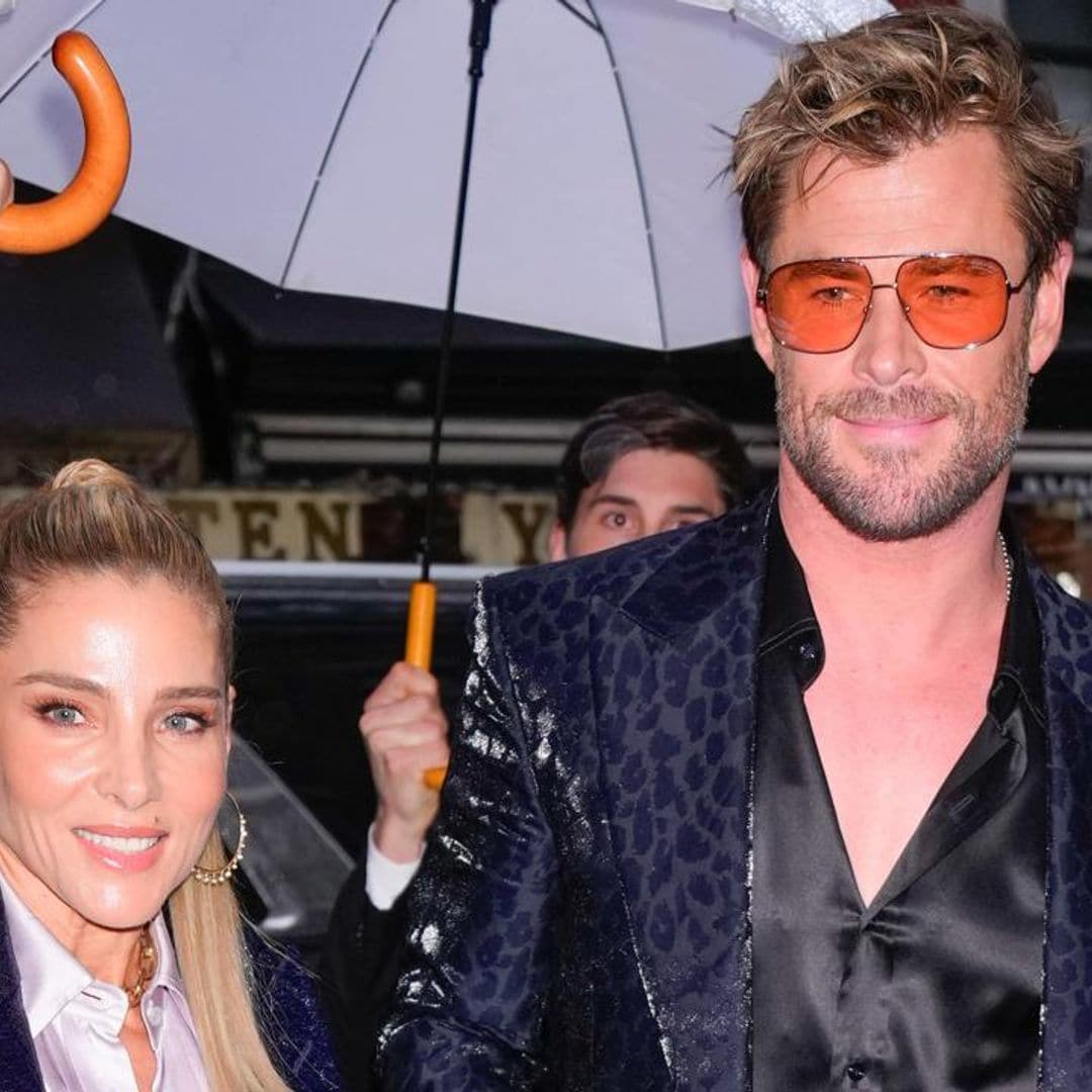 Elsa Pataky and Chris Hemsworth look cool and edgy at pre-Met gala dinner