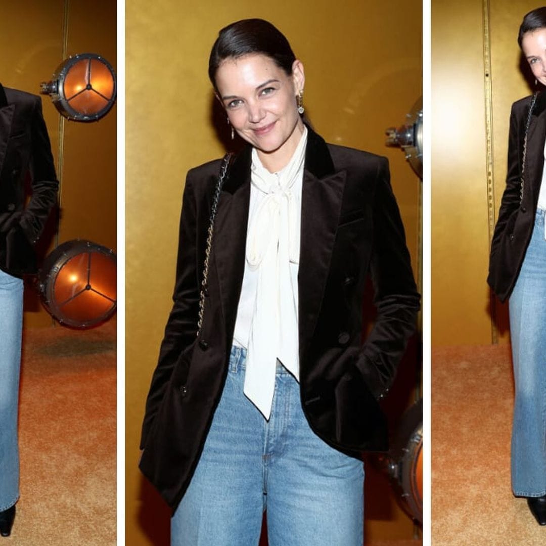 Katie Holmes’ cool boyfriend jeans are right on trend – steal her style