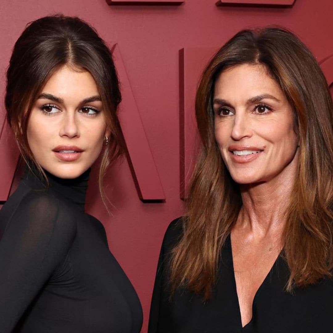 Cindy Crawford and Kaia Gerber match outfits in New York