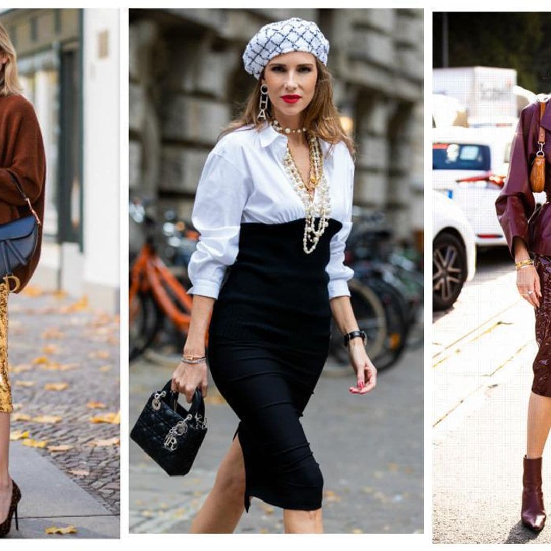 What to wear with a pencil skirt according to street style influencers