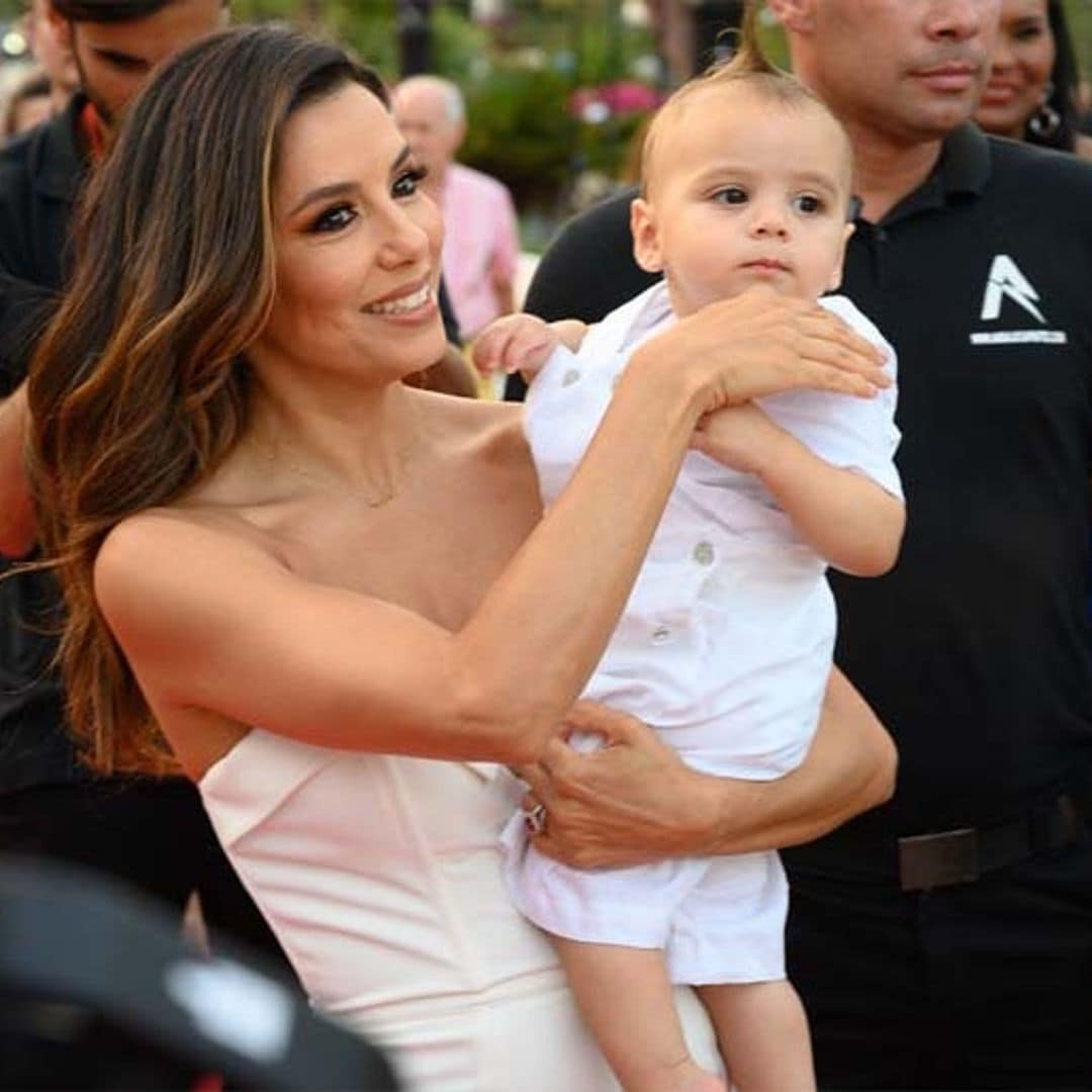 Eva Longoria's most adorable red carpet partner: baby Santi!