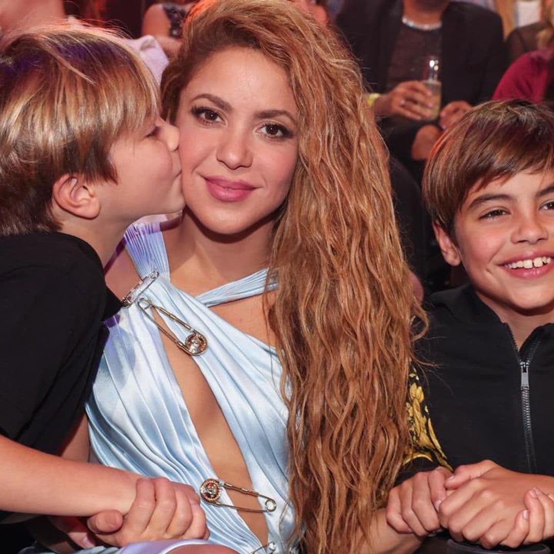 Shakira celebrates Mother’s Day with a jam session with her sons