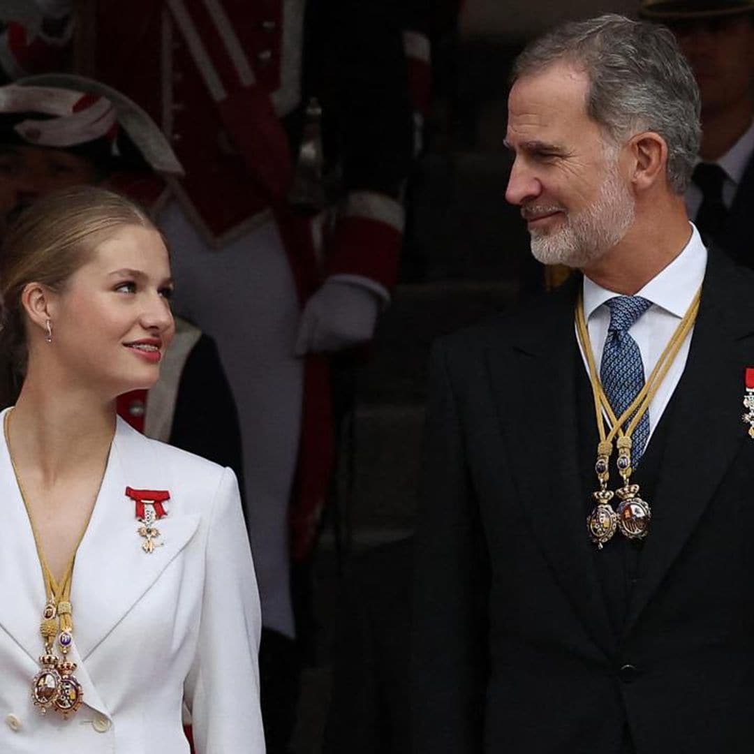 King Felipe’s sweet words to daughter Leonor on her 18th birthday