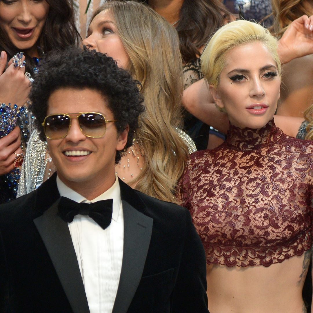 Lady Gaga and Bruno Mars introduce new single in live performance in Los Angeles