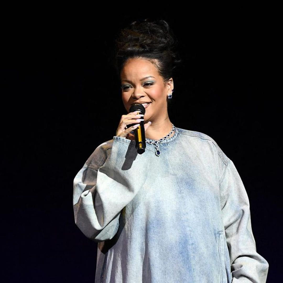 Rihanna pokes fun at her son’s forehead; singer hints at a third child