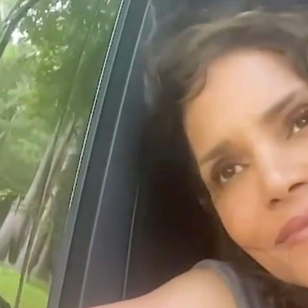 Halle Berry goes makeup-free for Beverly Hills outing with her son