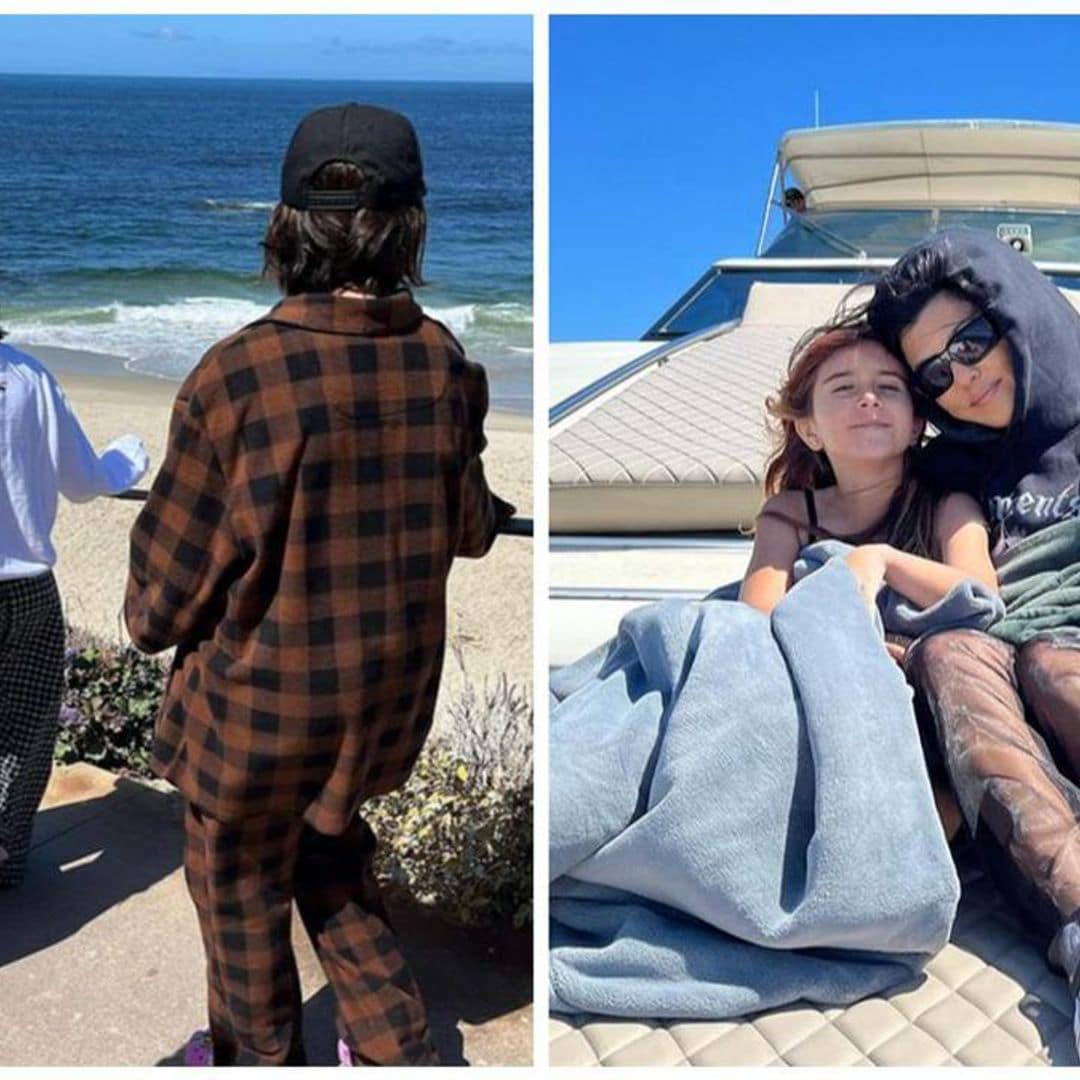 Kourtney Kardashian shares adorable vacation pics with her family