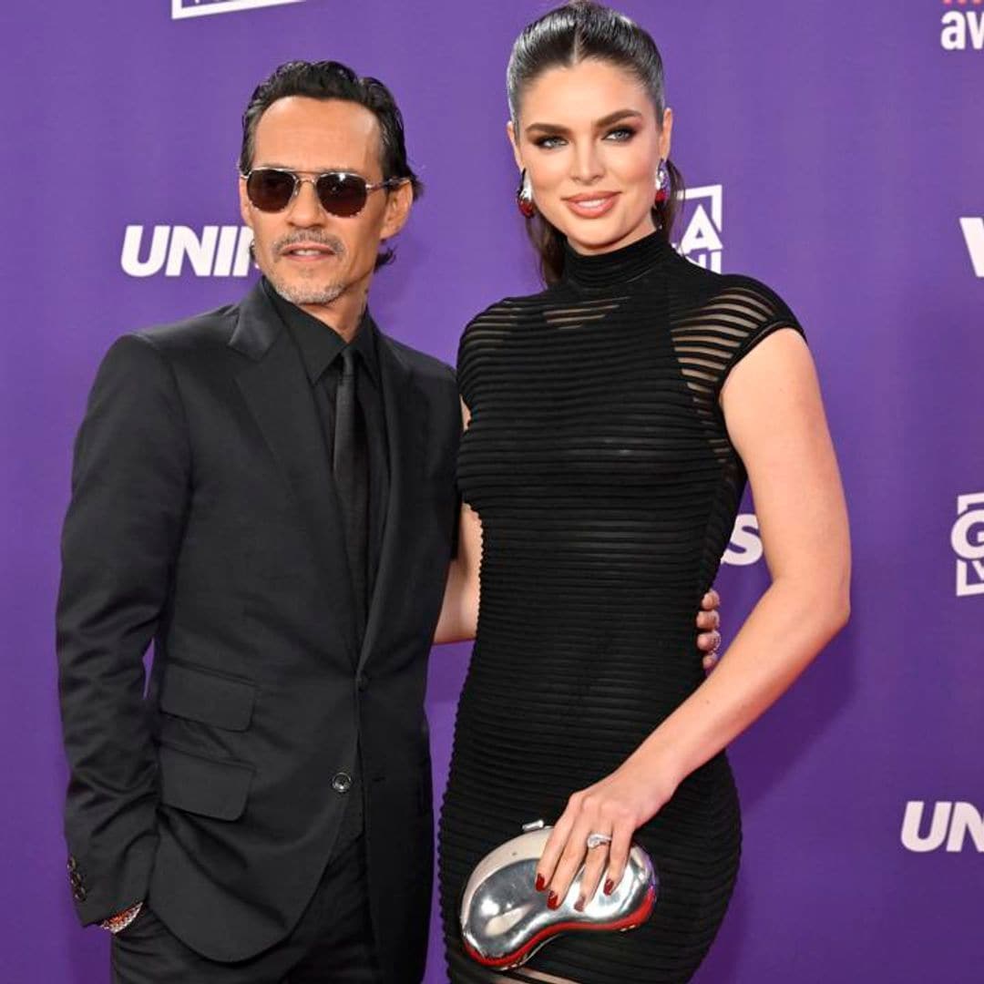 Marc Anthony and Nadia Ferreira dazzle at the LAMAS 2024 with color-coordinated looks